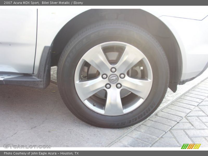 Billet Silver Metallic / Ebony 2007 Acura MDX Sport