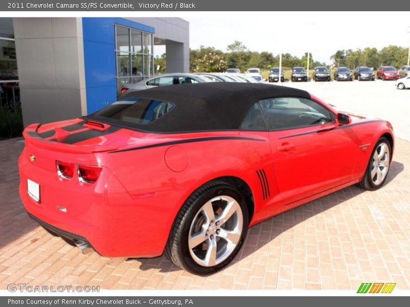 Victory Red / Black 2011 Chevrolet Camaro SS/RS Convertible