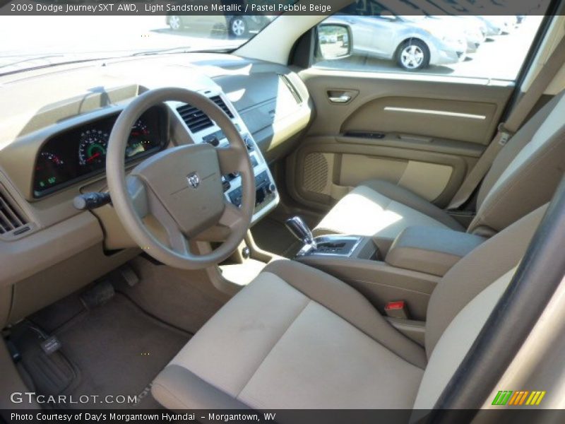 Light Sandstone Metallic / Pastel Pebble Beige 2009 Dodge Journey SXT AWD