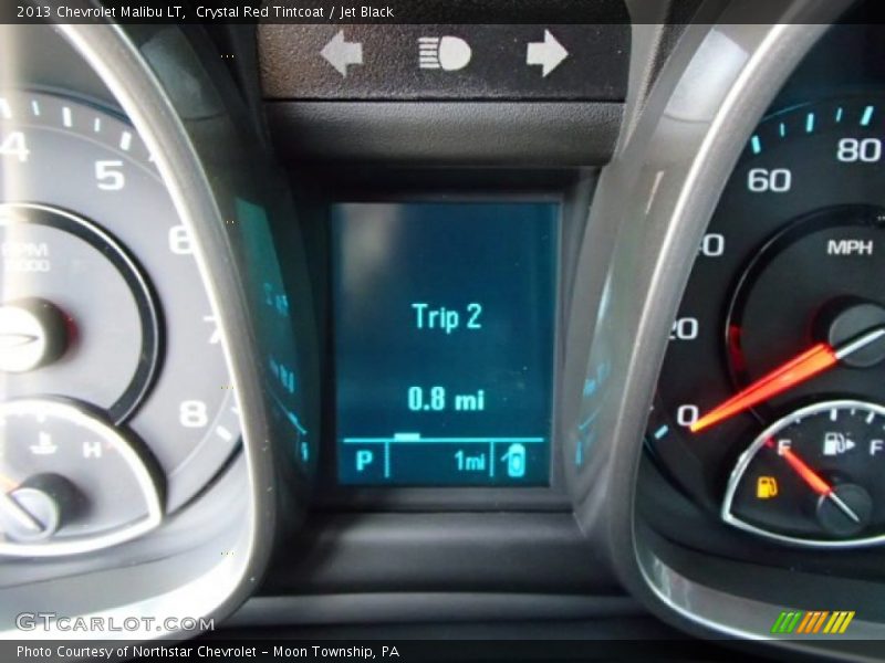 Crystal Red Tintcoat / Jet Black 2013 Chevrolet Malibu LT