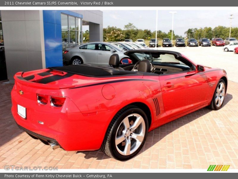 Victory Red / Black 2011 Chevrolet Camaro SS/RS Convertible