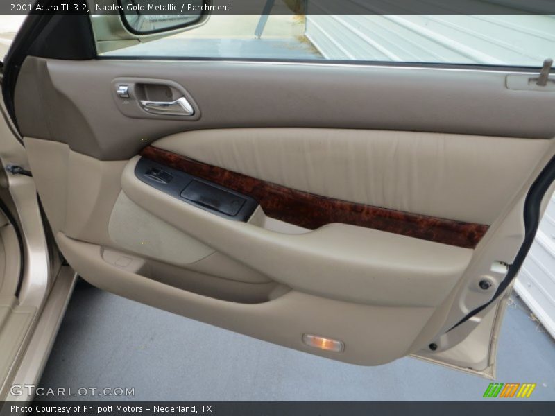 Naples Gold Metallic / Parchment 2001 Acura TL 3.2
