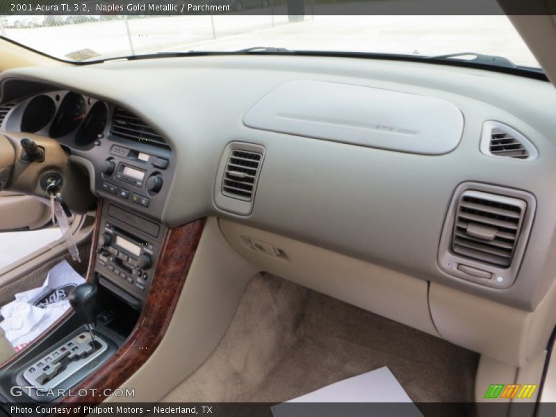 Naples Gold Metallic / Parchment 2001 Acura TL 3.2