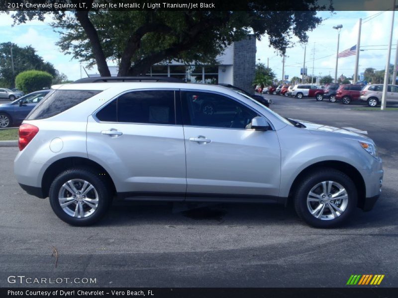Silver Ice Metallic / Light Titanium/Jet Black 2014 Chevrolet Equinox LT