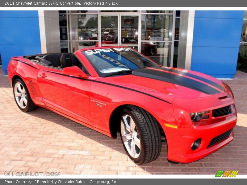 Victory Red / Black 2011 Chevrolet Camaro SS/RS Convertible