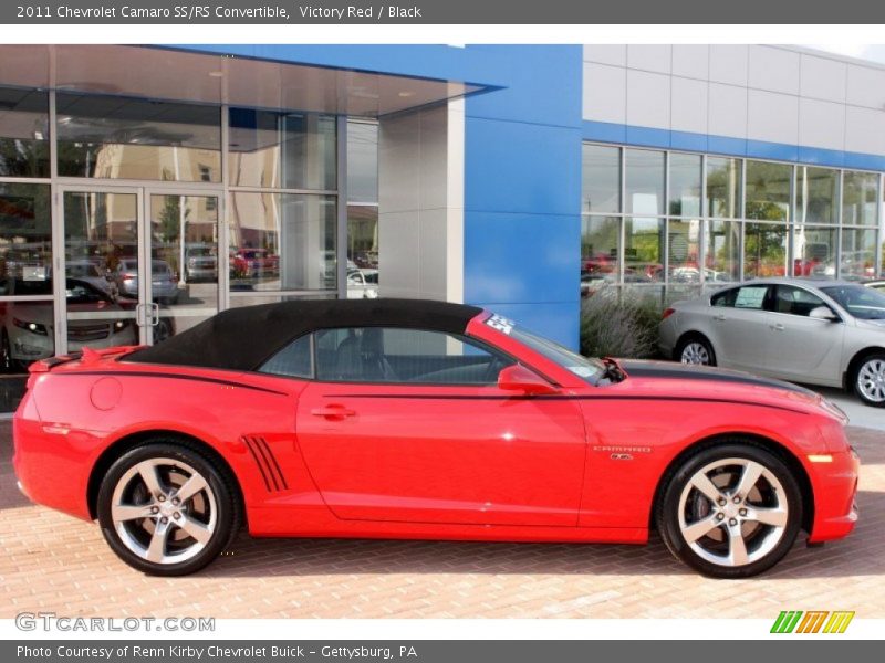 Victory Red / Black 2011 Chevrolet Camaro SS/RS Convertible