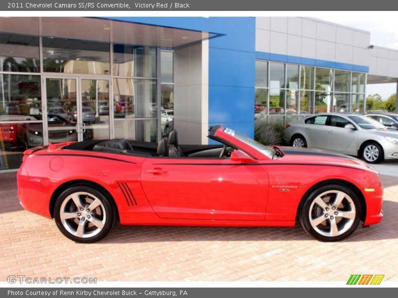 Victory Red / Black 2011 Chevrolet Camaro SS/RS Convertible