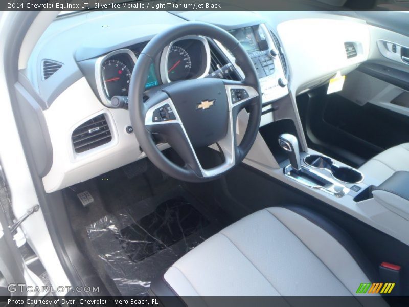 Silver Ice Metallic / Light Titanium/Jet Black 2014 Chevrolet Equinox LT