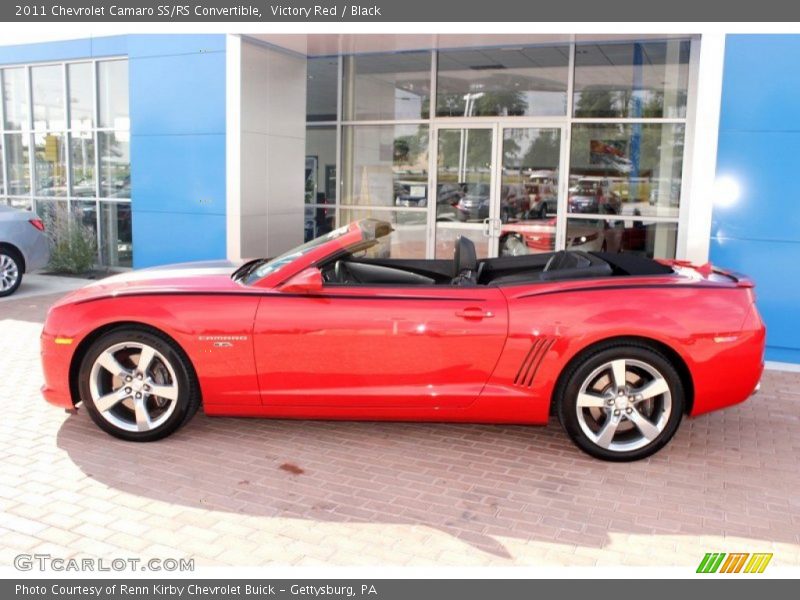 Victory Red / Black 2011 Chevrolet Camaro SS/RS Convertible