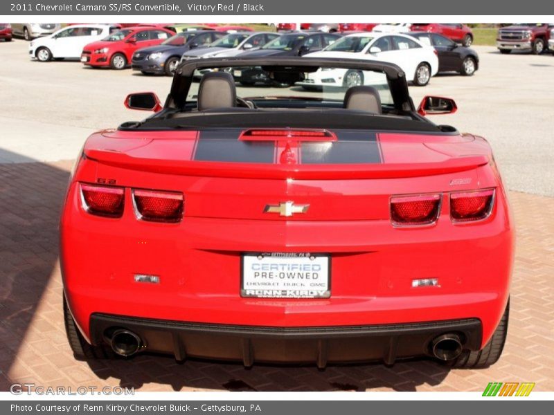 Victory Red / Black 2011 Chevrolet Camaro SS/RS Convertible