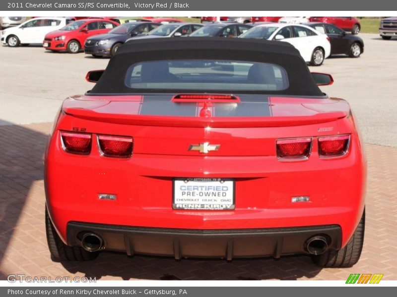 Victory Red / Black 2011 Chevrolet Camaro SS/RS Convertible