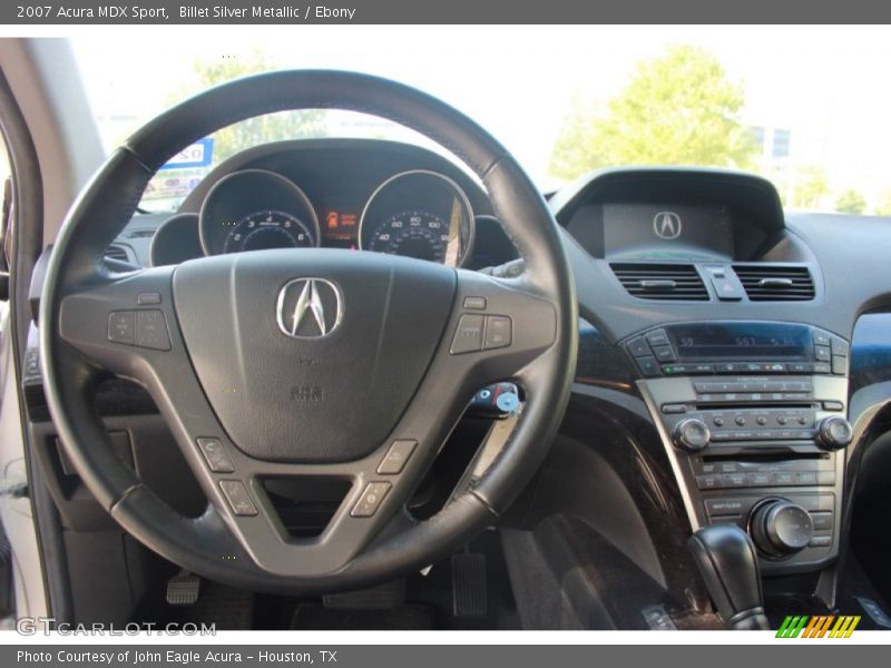 Billet Silver Metallic / Ebony 2007 Acura MDX Sport