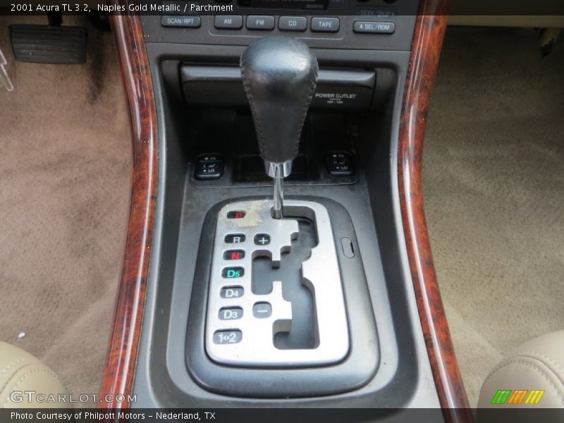 Naples Gold Metallic / Parchment 2001 Acura TL 3.2