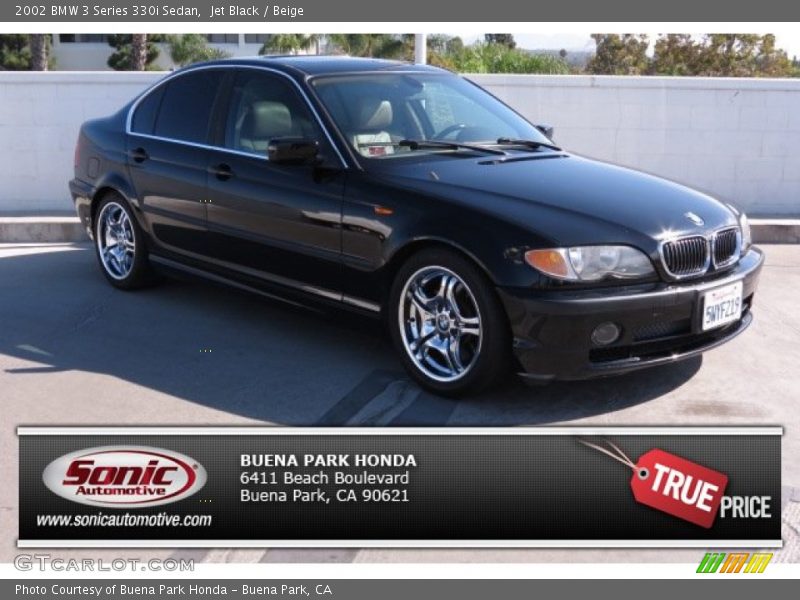 Jet Black / Beige 2002 BMW 3 Series 330i Sedan