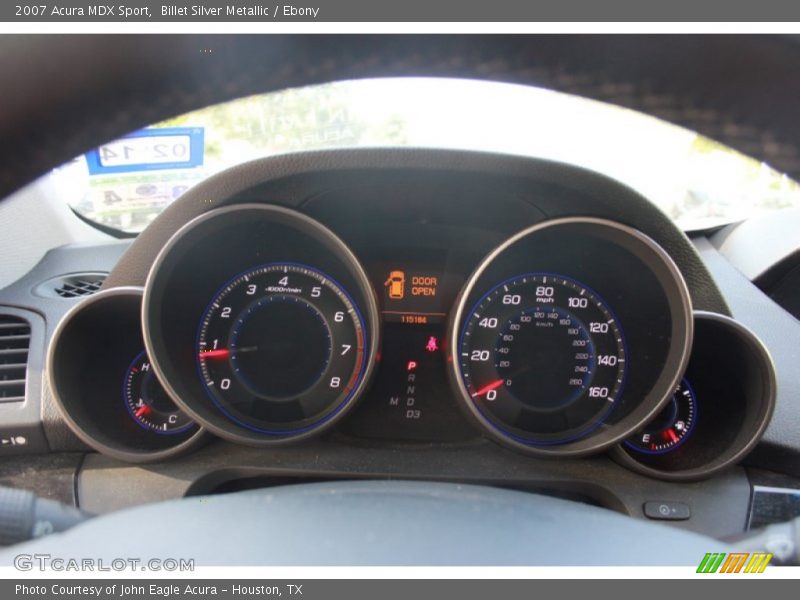 Billet Silver Metallic / Ebony 2007 Acura MDX Sport