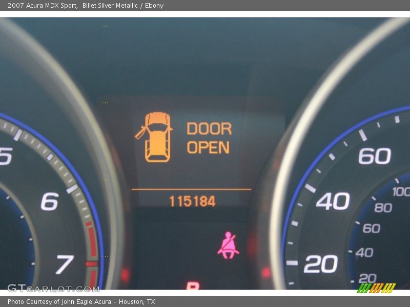 Billet Silver Metallic / Ebony 2007 Acura MDX Sport