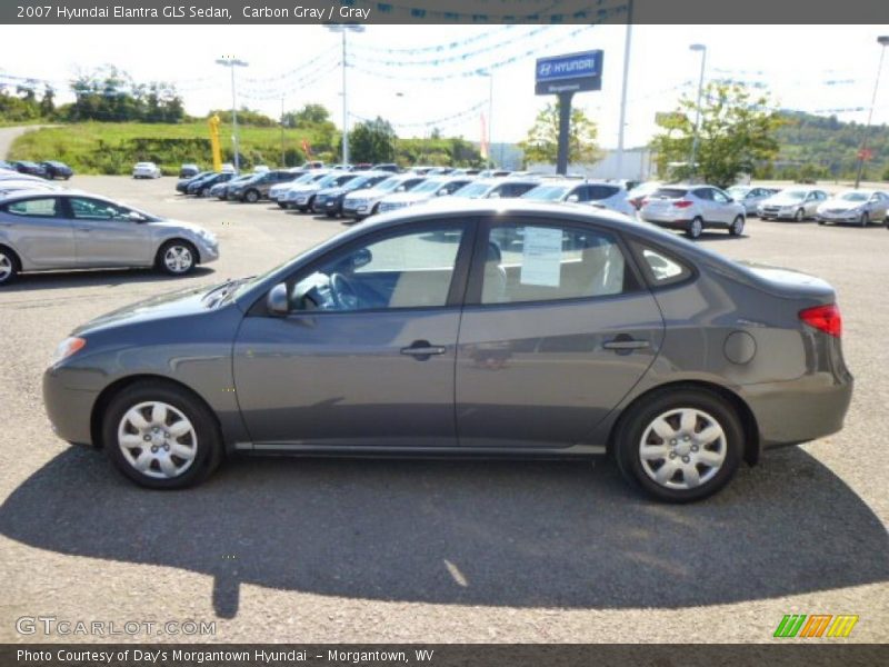 Carbon Gray / Gray 2007 Hyundai Elantra GLS Sedan