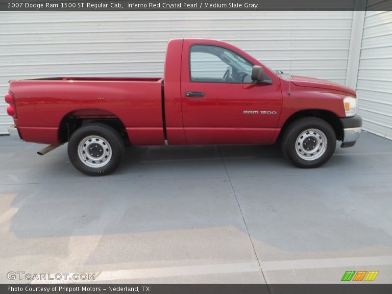 Inferno Red Crystal Pearl / Medium Slate Gray 2007 Dodge Ram 1500 ST Regular Cab