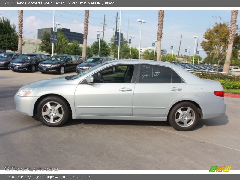 Silver Frost Metallic / Black 2005 Honda Accord Hybrid Sedan