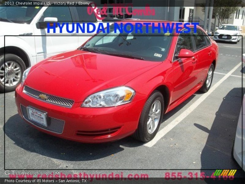 Victory Red / Ebony 2013 Chevrolet Impala LS