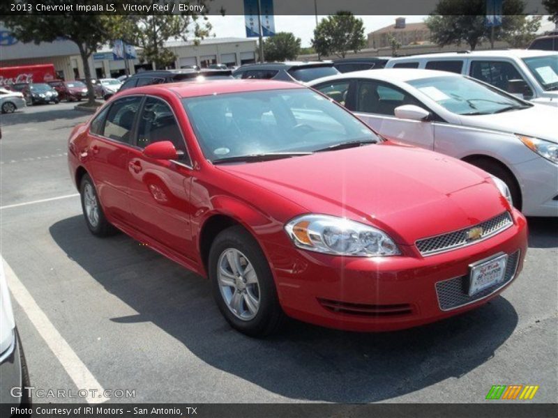 Victory Red / Ebony 2013 Chevrolet Impala LS