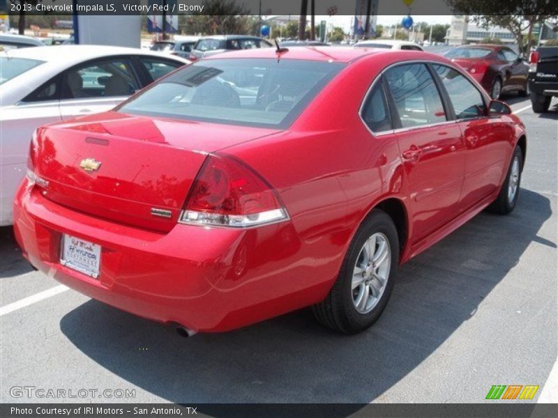 Victory Red / Ebony 2013 Chevrolet Impala LS