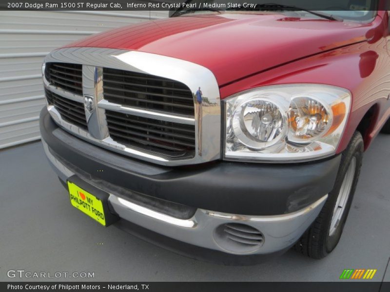Inferno Red Crystal Pearl / Medium Slate Gray 2007 Dodge Ram 1500 ST Regular Cab