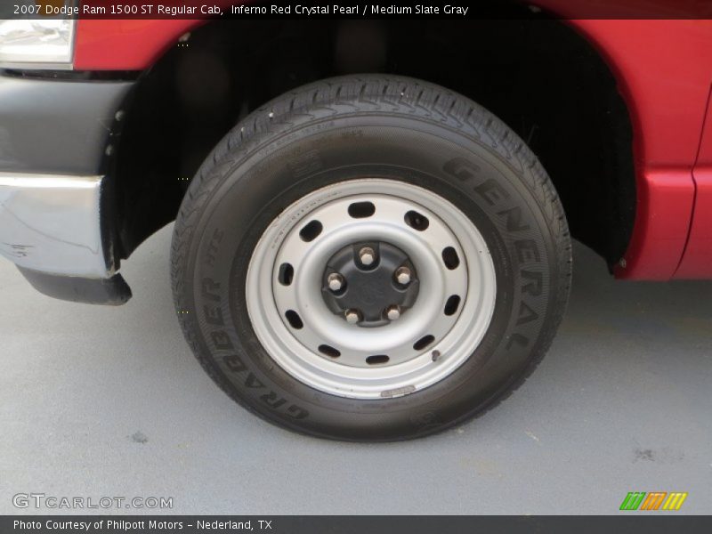Inferno Red Crystal Pearl / Medium Slate Gray 2007 Dodge Ram 1500 ST Regular Cab