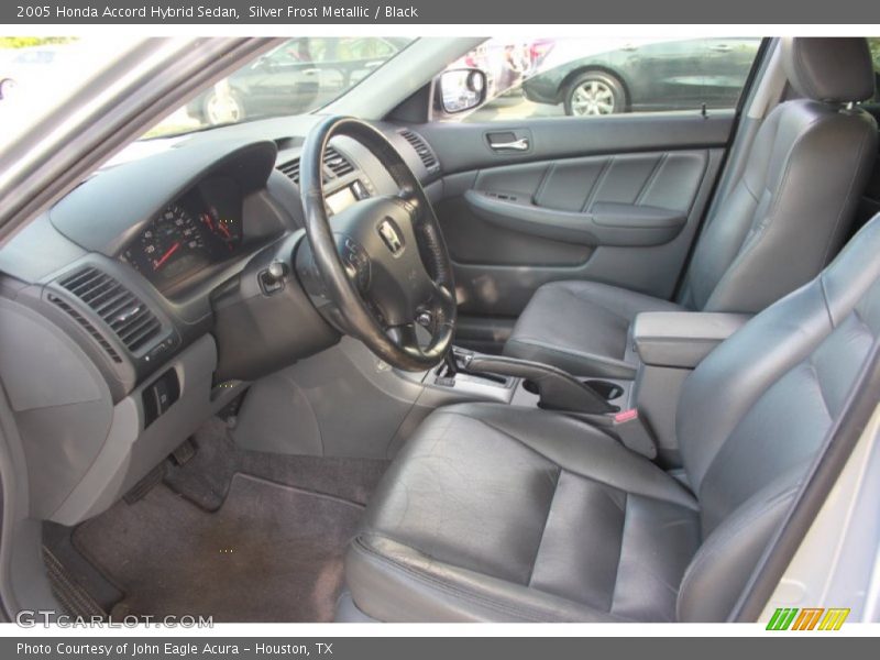 Silver Frost Metallic / Black 2005 Honda Accord Hybrid Sedan