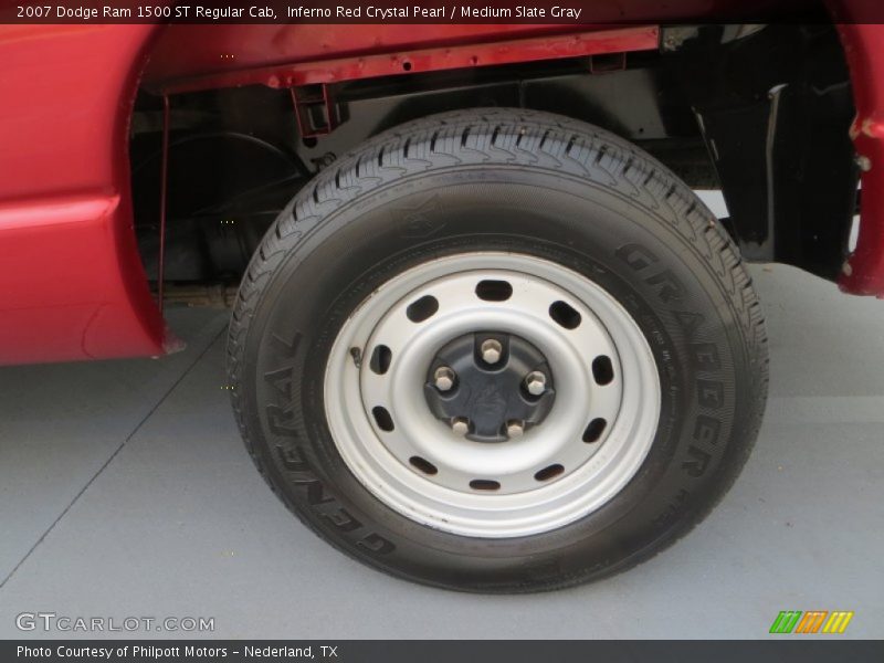 Inferno Red Crystal Pearl / Medium Slate Gray 2007 Dodge Ram 1500 ST Regular Cab