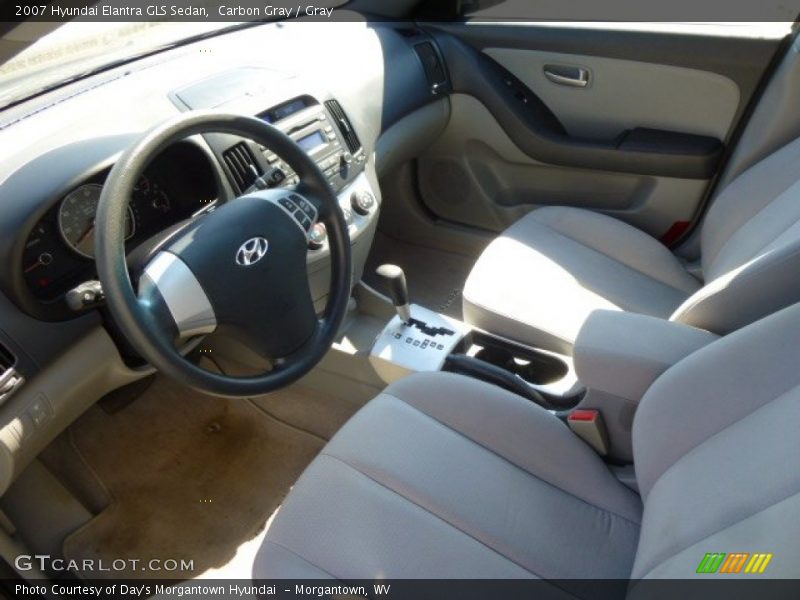 Carbon Gray / Gray 2007 Hyundai Elantra GLS Sedan