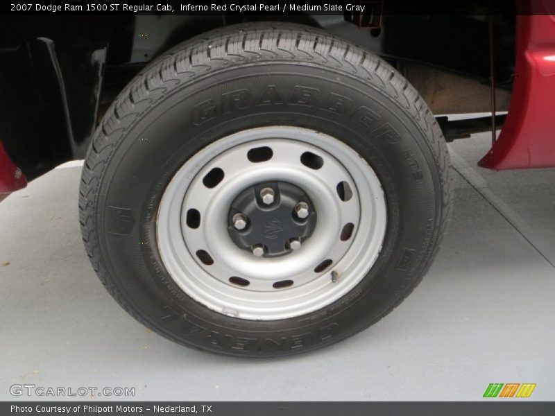 Inferno Red Crystal Pearl / Medium Slate Gray 2007 Dodge Ram 1500 ST Regular Cab