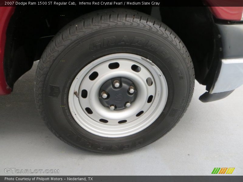 Inferno Red Crystal Pearl / Medium Slate Gray 2007 Dodge Ram 1500 ST Regular Cab