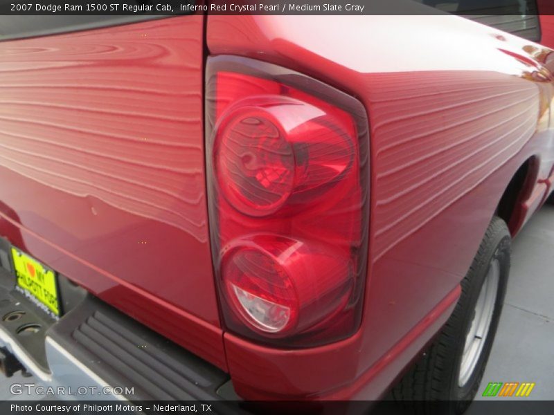 Inferno Red Crystal Pearl / Medium Slate Gray 2007 Dodge Ram 1500 ST Regular Cab