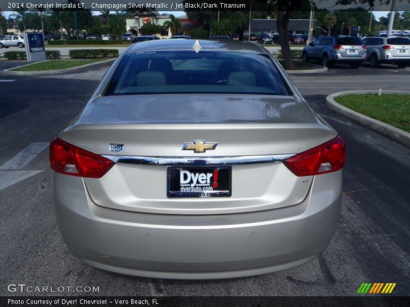 Champagne Silver Metallic / Jet Black/Dark Titanium 2014 Chevrolet Impala LT