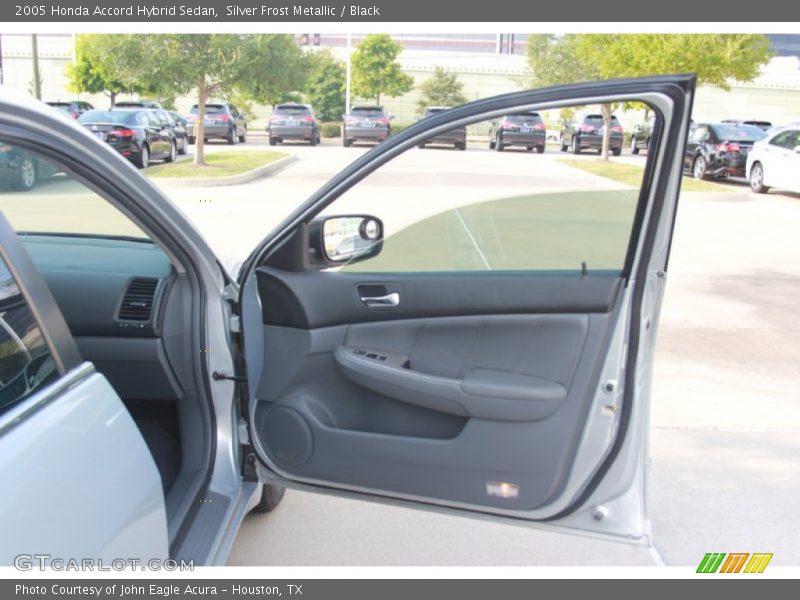 Silver Frost Metallic / Black 2005 Honda Accord Hybrid Sedan