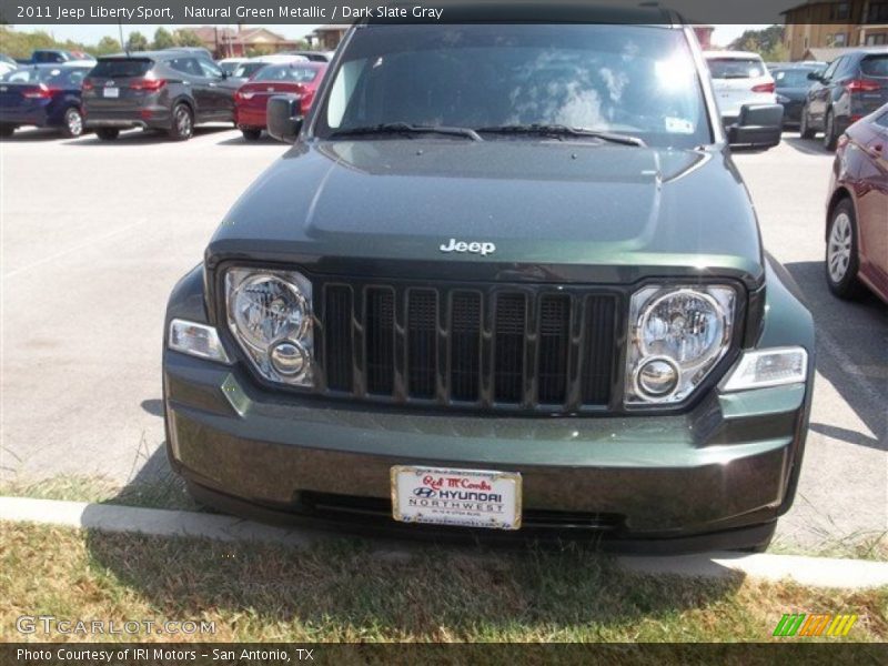 Natural Green Metallic / Dark Slate Gray 2011 Jeep Liberty Sport