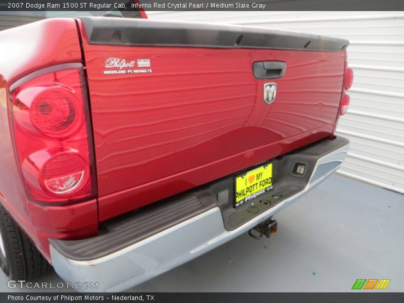 Inferno Red Crystal Pearl / Medium Slate Gray 2007 Dodge Ram 1500 ST Regular Cab