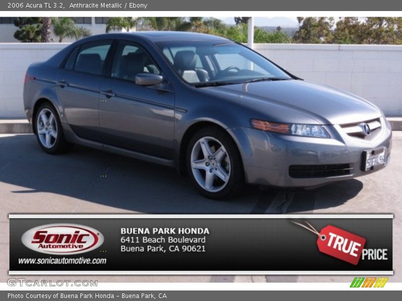 Anthracite Metallic / Ebony 2006 Acura TL 3.2