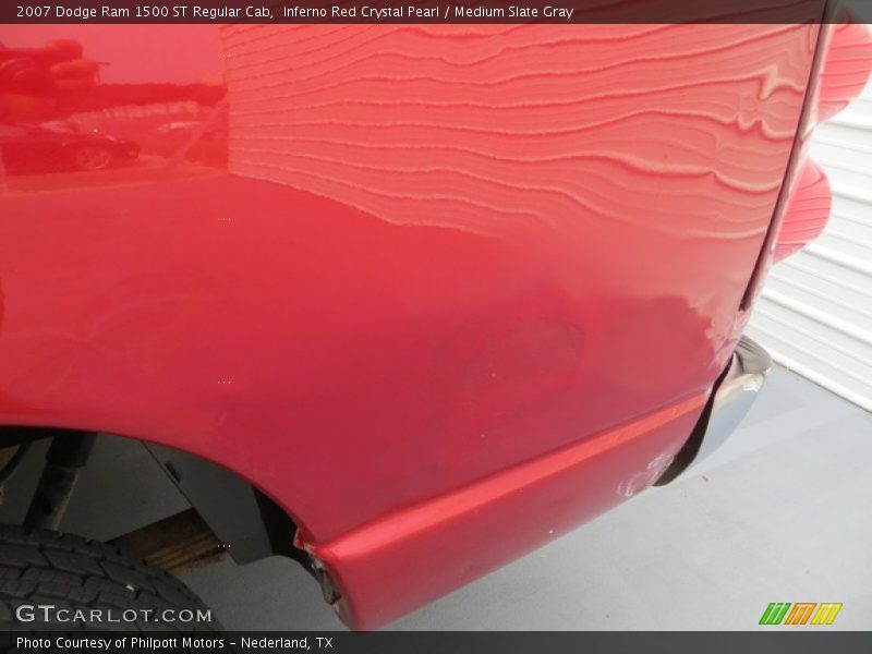 Inferno Red Crystal Pearl / Medium Slate Gray 2007 Dodge Ram 1500 ST Regular Cab