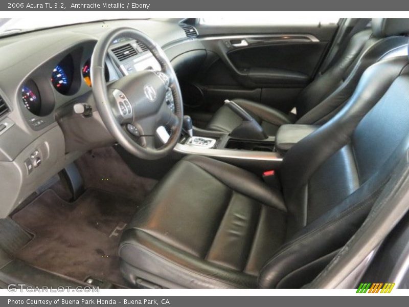 Anthracite Metallic / Ebony 2006 Acura TL 3.2