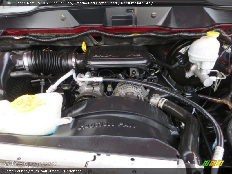 Inferno Red Crystal Pearl / Medium Slate Gray 2007 Dodge Ram 1500 ST Regular Cab