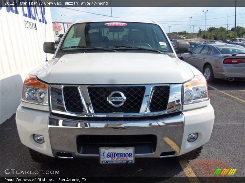 Blizzard White / Almond 2012 Nissan Titan SV Crew Cab