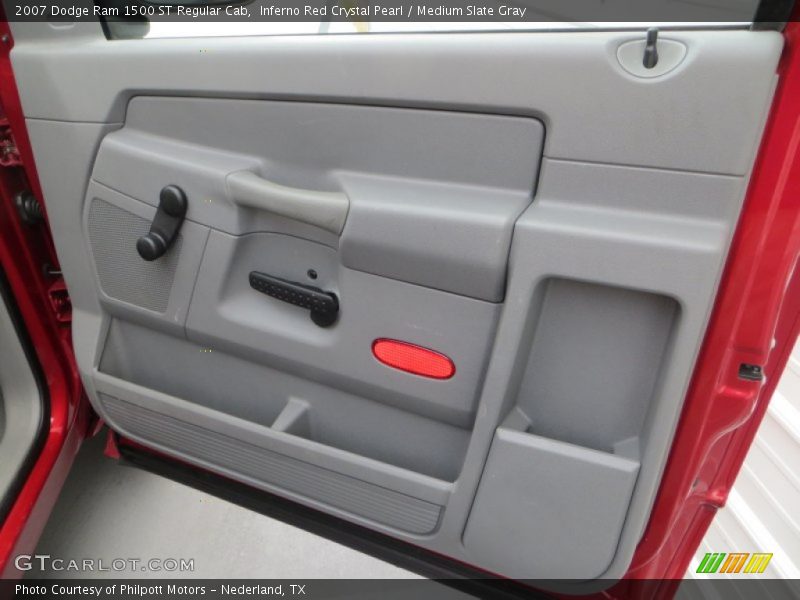 Inferno Red Crystal Pearl / Medium Slate Gray 2007 Dodge Ram 1500 ST Regular Cab