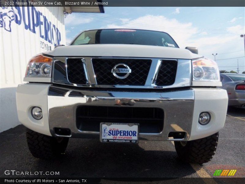 Blizzard White / Almond 2012 Nissan Titan SV Crew Cab