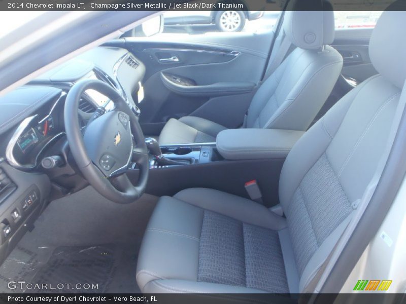 Champagne Silver Metallic / Jet Black/Dark Titanium 2014 Chevrolet Impala LT