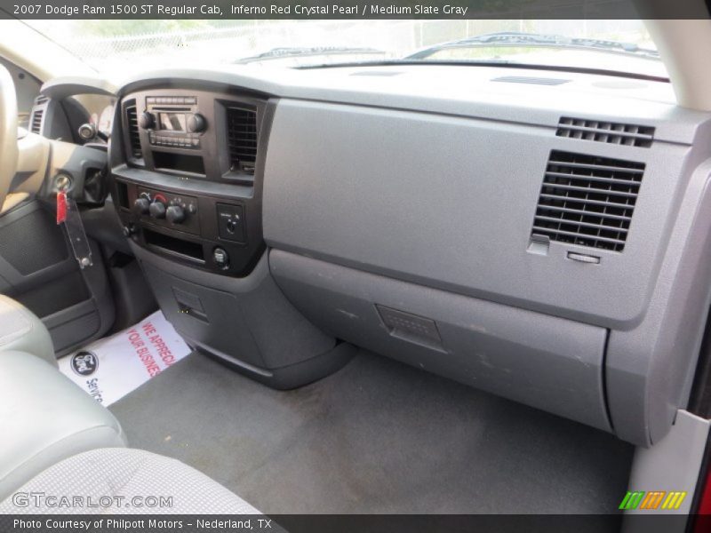 Inferno Red Crystal Pearl / Medium Slate Gray 2007 Dodge Ram 1500 ST Regular Cab