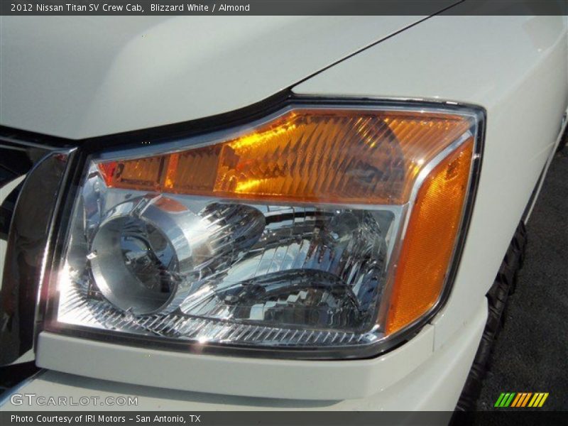 Blizzard White / Almond 2012 Nissan Titan SV Crew Cab