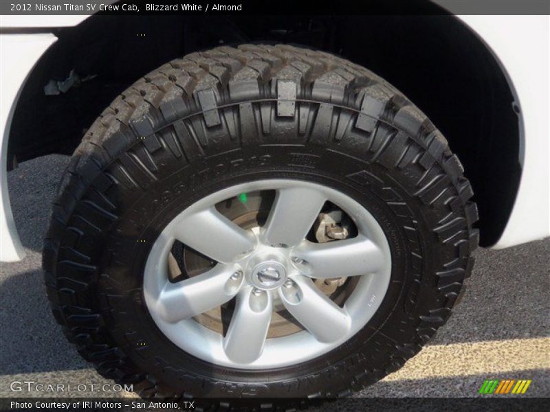 Blizzard White / Almond 2012 Nissan Titan SV Crew Cab