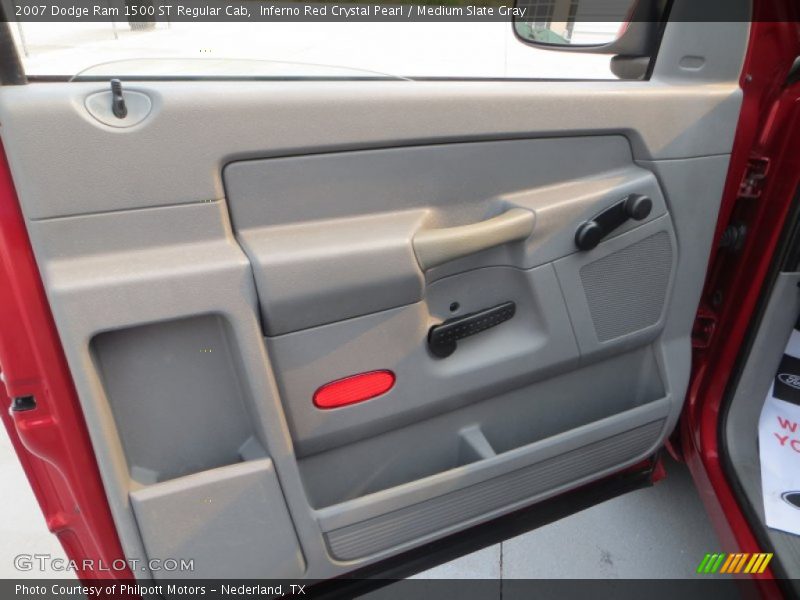 Inferno Red Crystal Pearl / Medium Slate Gray 2007 Dodge Ram 1500 ST Regular Cab